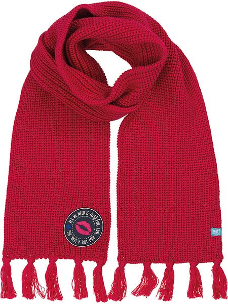 Döll Szal w kolorze czerwonym - (D)120 x (S)14 cm rozmiar: onesize. Czerwone szaliki dziecięce Doll, z materiału, bez ramiączek. Za 43.95 zł.
