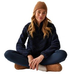 Bluza Polarowa Damska Abstrakcja Borg Suwak Do Połowy Frankie. Czarne bluzy z kapturem damskie Regatta, xl, z materiału. Za 89.99 zł.