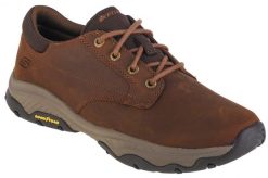 Buty sportowe Sneakersy męskie, Skechers Craster-Fenzo. Brązowe buty sportowe na co dzień męskie Skechers, z materiału, bez zapięcia, trekkingowe. Za 427.55 zł.