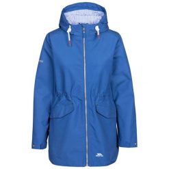 Damska Kurtka Wodoodporna Finch TP50. Niebieskie kurtki damskie Trespass, l, bez wzorów, z bawełny, z kapturem. Za 279.99 zł.