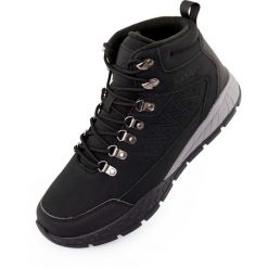 Wodoodporne męskie buty zimowe Loap Sterling czarne 42. Czarne buty trekkingowe męskie STERLING, na zimę, bez zapięcia, trekkingowe. Za 289.99 zł.