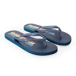 Japonki męskie Rip Curl Icons of Surf Bloom Open Toe. Niebieskie klapki i japonki męskie RIPCURL. Za 67.99 zł.