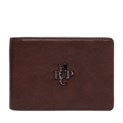 Portfel Beverly Hills Polo Club. Brązowe portfele męskie Beverly Hills Polo Club, bez wzorów. Za 59.99 zł.