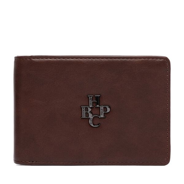 Portfel Beverly Hills Polo Club. Brązowe portfele męskie Beverly Hills Polo Club, bez wzorów. Za 59.99 zł.