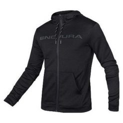 Bluza Endura. Czarne bluzy bez kaptura męskie ENDURA, bez wzorów, sportowe, bez kołnierzyka, bez ramiączek. Za 444.50 zł.
