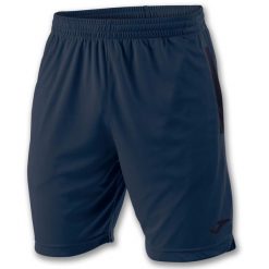 Szorty bermudy męskie Joma Miami L granatowy. Niebieskie szorty męskie Joma, bez kołnierzyka. Za 139.99 zł.