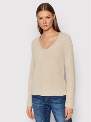 Marc O'Polo Sweter B01 6059 60097 Beżowy Regular Fit. Brązowe swetry klasyczne damskie Marc O´Polo, m, z bawełny, bez kołnierzyka. Za 379.99 zł.