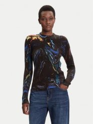 Desigual Sweter Butterfly Lacroix 25WWJF05 Czarny Regular Fit. Czarne swetry klasyczne damskie Desigual, m, z syntetyku, bez kołnierzyka. Za 239.99 zł.