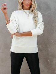 Milan Kiss Bluza w kolorze kremowym rozmiar: M. Białe bluzy bez kaptura damskie Milan Kiss, m. Za 135.81 zł.
