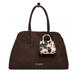 Torebka Steve Madden. Brązowe torebki klasyczne damskie Steve Madden, bez wzorów, bez dodatków. Za 559.99 zł.