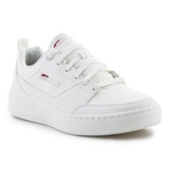 Buty Skechers Sport Court Ottoman 232472-WHT białe. Białe buty sportowe na co dzień męskie z materiału, bez zapięcia, Skechers Sport. Za 449.26 zł.