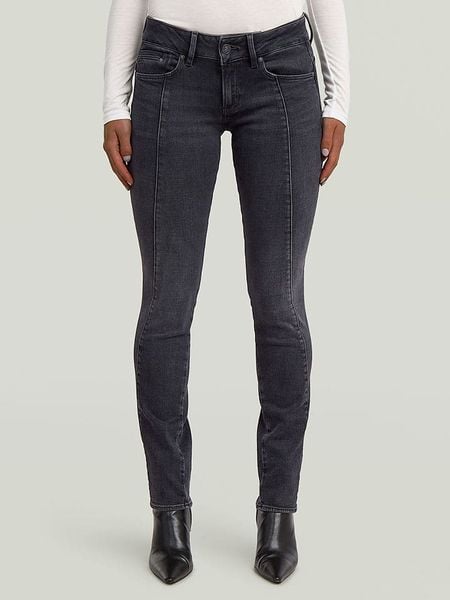 G-Star Dżinsy - Slim fit - w kolorze antracytowym rozmiar: W31/L/32. Czarne jeansy damskie G-Star. Za 209.95 zł.