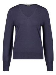 TAIFUN Sweter w kolorze granatowym rozmiar: 44. Niebieskie swetry klasyczne damskie Taifun, ze splotem, bez kołnierzyka. Za 136.45 zł.