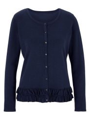 Heine Kardigan w kolorze granatowym rozmiar: M. Niebieskie kardigany damskie Heine, m, bez wzorów. Za 137.42 zł.