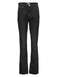 Gina Tricot Dżinsy - Skinny fit - w kolorze czarnym rozmiar: 36. Czarne jeansy damskie Gina Tricot, z podwyższonym stanem. Za 37.38 zł.