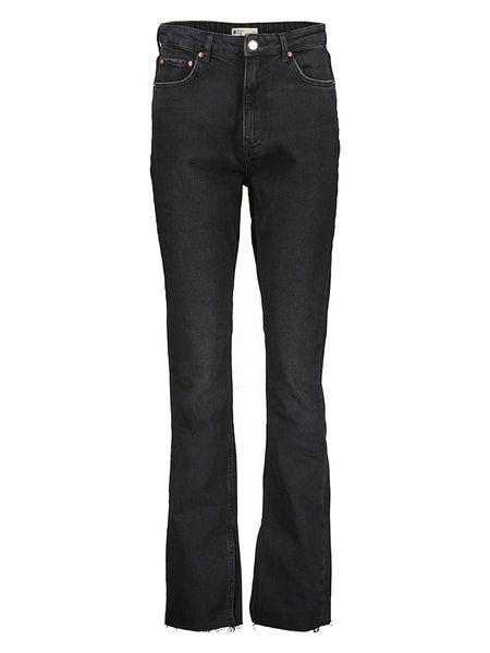 Gina Tricot Dżinsy - Skinny fit - w kolorze czarnym rozmiar: 36. Czarne jeansy damskie Gina Tricot, z podwyższonym stanem. Za 37.38 zł.
