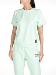 Replay Bluza w kolorze miętowym rozmiar: M. Zielone bluzy bez kaptura damskie Replay, m, z bawełny. Za 152.98 zł.