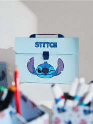 Teczka Stitch - niebieski. Niebieskie aktówki damskie Sinsay. Za 17.99 zł.