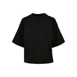 Koszulka Damska Organiczna O Dużej Gramaturze. Czarne bluzki damskie Urban Classics, xs, bez wzorów, casualowe, bez kołnierzyka, bez ramiączek. Za 104.99 zł.