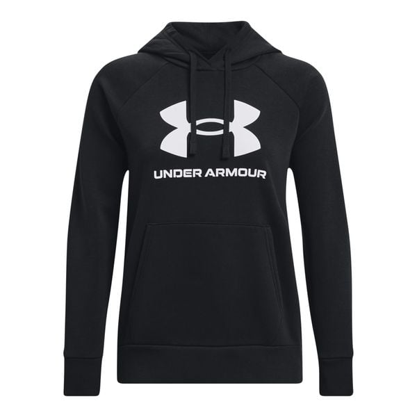 Bluza damska z kapturem Under Armour Rival Fleece Big Logo. Białe bluzy sportowe damskie Under Armour. Za 235.30 zł.
