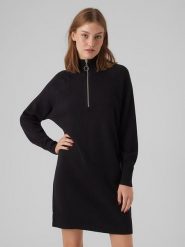 Vero Moda Sukienka w kolorze czarnym rozmiar: XS. Czarne sukienki damskie Vero Moda, na co dzień, xs, bez wzorów, bez kołnierzyka, bez ramiączek, mini, proste. Za 70.08 zł.