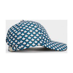 Parfois - Czapka. Niebieskie czapki z daszkiem damskie Parfois, bez wzorów, z bawełny. W wyprzedaży za 34.90 zł.