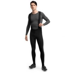 Męskie długie spodnie rowerowe Kolarstwo Siroko BX Bolzano. Czarne spodnie materiałowe męskie SIROKO, bez wzorów, z nylonu, sportowe. W wyprzedaży za 338.00 zł.