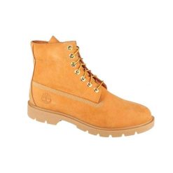 Botki Męskie Skóra Classic. Żółte buty zimowe męskie Timberland, z gumy, z okrągłym noskiem, bez zapięcia. Za 973.99 zł.