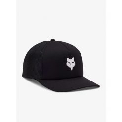 Czapka z daszkiem damska Fox Boundary Trucker. Czarne czapki z daszkiem damskie FOX, bez wzorów. Za 131.99 zł.