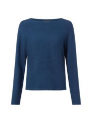 Franco Callegari Sweter z dzianiny Kobiety Bawełna niebieski, XXL. Niebieskie swetry klasyczne damskie Franco Callegari, uniwersalny, z bawełny, bez kołnierzyka. Za 249.95 zł.