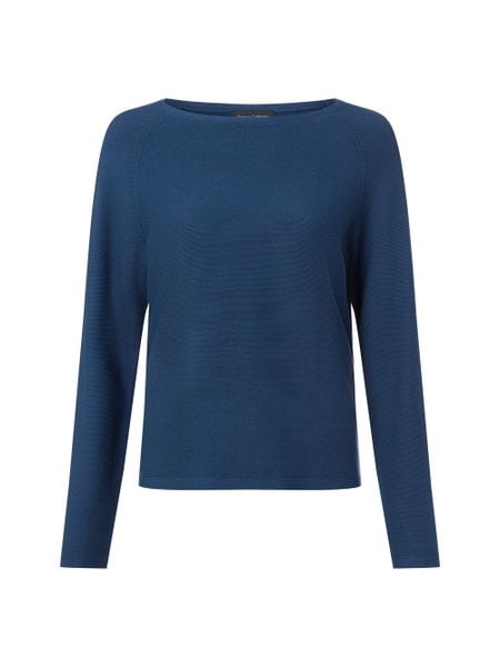 Franco Callegari Sweter z dzianiny Kobiety Bawełna niebieski, XXL. Niebieskie swetry klasyczne damskie Franco Callegari, uniwersalny, z bawełny, bez kołnierzyka. Za 249.95 zł.