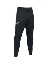Under Armour Spodnie dresowe w kolorze czarnym rozmiar: XXL. Czarne spodnie dresowe męskie Under Armour, bez wzorów, z dresówki. Za 152.62 zł.