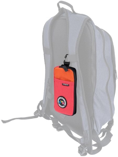 CONTEC Urban Nomad Wallet — etui na smartfona i portfel miejski, pomarańczowe. Brązowe portfele damskie CON-TEC, bez wzorów, z nylonu. Za 174.45 zł.