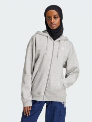 Adidas Bluza "Essentials" w kolorze szarym rozmiar: S. Szare bluzy z kapturem damskie Adidas, s. Za 132.98 zł.