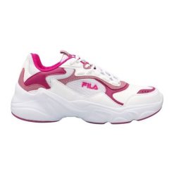 Buty Fila Collene Cb FFW0046 13347 białe. Białe buty sportowe na co dzień damskie bez wzorów, z syntetyku. Za 372.84 zł.