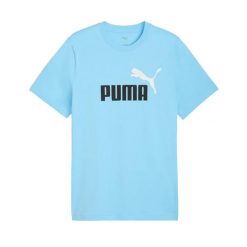 Koszulka Męska Puma Ess 2 Color T-Shirt Logo Bawełna. Niebieskie t-shirty męskie Puma, m, bez wzorów, z bawełny, bez kołnierzyka. Za 109.00 zł.