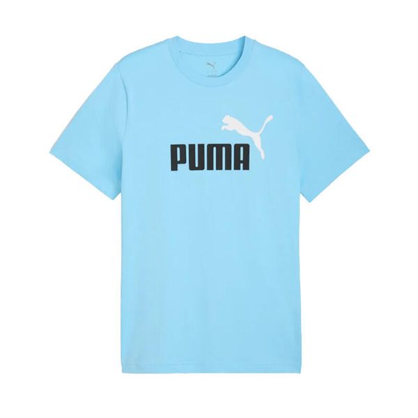 Koszulka Męska Puma Ess 2 Color T-Shirt Logo Bawełna. Niebieskie t-shirty męskie Puma, m, bez wzorów, z bawełny, bez kołnierzyka. Za 109.00 zł.