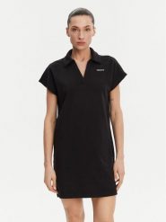 DKNY Sukienka codzienna DP5D4890 Czarny Regular Fit. Czarne sukienki damskie DKNY, na co dzień, xs, bez wzorów, z bawełny, bez kołnierzyka, bez ramiączek, proste. Za 239.99 zł.