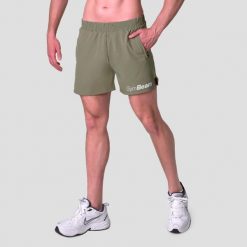 Szorty męskie fitness regular zielone Light Essence. Zielone szorty męskie GYMBEAM, m, z elastanu, na fitness i siłownię. Za 63.90 zł.