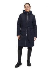 Betty Barclay Płaszcz zimowy w kolorze granatowym rozmiar: 36. Niebieskie płaszcze damskie Betty Barclay, na zimę, bez wzorów, z puchu. Za 269.75 zł.