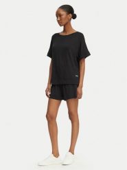 BOSS Piżama Element 50561022 Czarny Relaxed Fit. Czarne piżamy damskie Boss, xs, bez wzorów, z wiskozy, bez ramiączek. Za 449.99 zł.