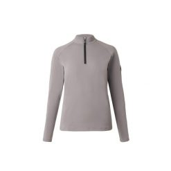 Damska koszulka jeździecka z długim rękawem Horze Karla. Brązowe t-shirty damskie HORZE, bez wzorów, z elastanu, bez kołnierzyka. Za 184.50 zł.