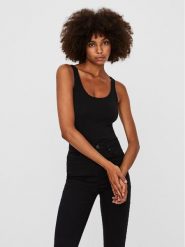Vero Moda Top Maxi My Soft 10185110 Czarny Regular Fit. Czarne topy damskie Vero Moda, xl, bez wzorów, z bawełny, bez kołnierzyka. Za 59.99 zł.