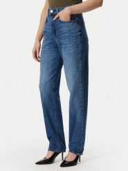 Guess Jeansy W6YA3J D1541 Niebieski Tapered Leg. Niebieskie jeansy damskie Guess. Za 434.99 zł.