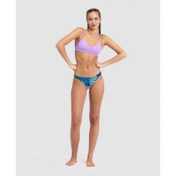 Damskie kąpielówki Arena Real R. Niebieskie bikini damskie Arena, bez wzorów. Za 235.50 zł.