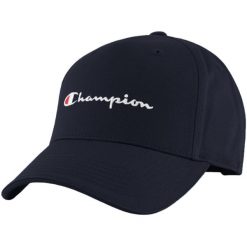 802410 Czapka Z Daszkiem Z Logo. Czarne czapki męskie CHAMPION, bez wzorów. Za 97.99 zł.