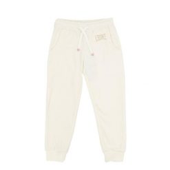 Bluza z kieszenie na co dzień na siłownię. Białe spodnie dresowe damskie LEONE 1947 APPAREL, bez wzorów, z bawełny. W wyprzedaży za 79.36 zł.