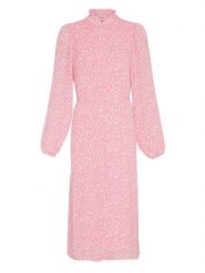 MOSS COPENHAGEN Sukienka "Elanina Rikkelie" w kolorze jasnoróżowym rozmiar: XL. Różowe sukienki damskie MOSS COPENHAGEN, xl, bez wzorów, bez kołnierzyka, bez ramiączek, maxi. Za 162.11 zł.