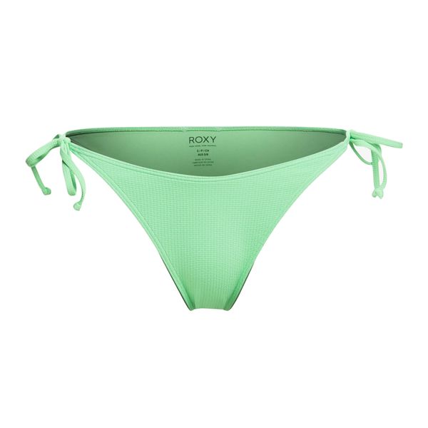 Dół od stroju kąpielowego ROXY Color Jam Cheeky. Zielone bikini damskie Roxy, bez wzorów. Za 73.99 zł.