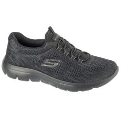 Buty treningowe damskie, Summits - Fun Flair. Czarne obuwie treningowe damskie Skechers. Za 229.99 zł.
